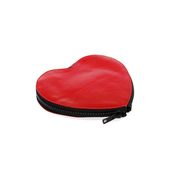 newest fashion style PU leather Heart shape washablepolyester folding shopping bag ladies fashion foldable tote hand bag