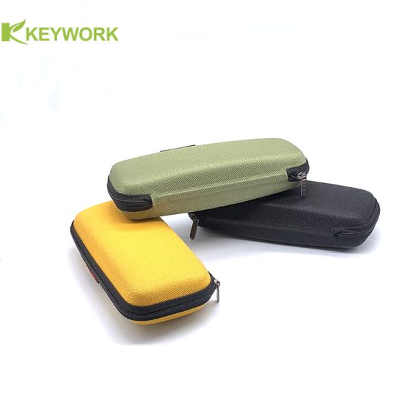Chinese Factory wholesale custom EVA Eyewear Case Sports Sunglasses Bag Zipper handle