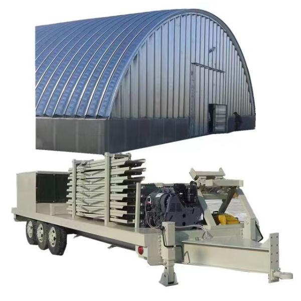 0.8-1.5mm espessura ACM sem grade 914-610 K Span Arco Roof Machine com 36 metros Proper Span
