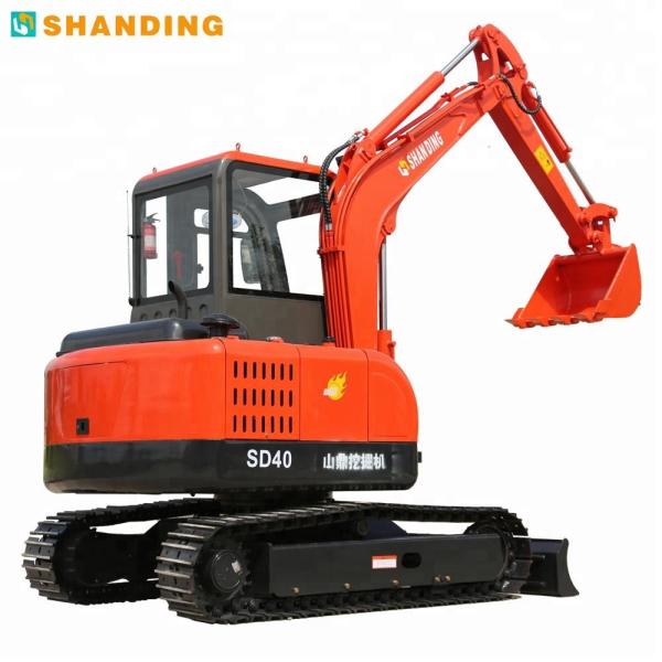 SD40B Mini Hydraulic Crawler Excavator / Quick SHANDING Micro Excavator