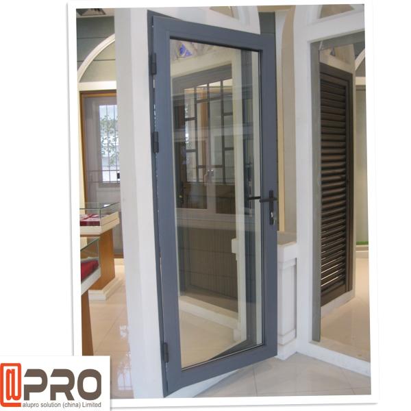 Fancy Double Glazing Aluminum Hinges Swing Casement Door Custom Size magnetic door hinges,door hardware hinge door hinge