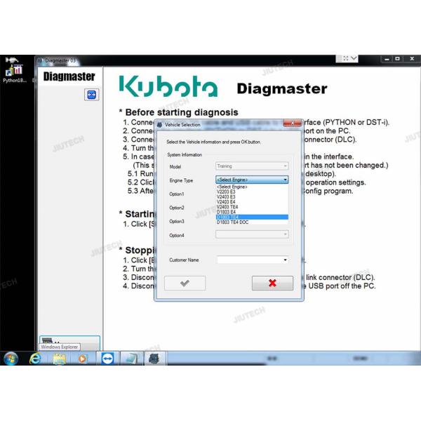 KUBOTA DIAGNOSTIC KIT для диагностики двигателя kubota kubota диагностический инструмент kubota diagmaster интерфейс kubota Python