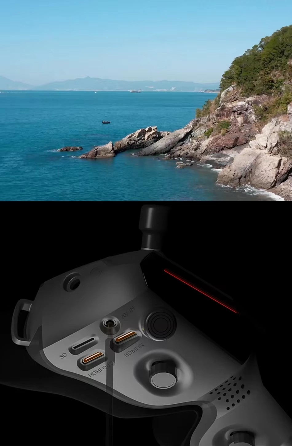 Walksnail HD X 1080P 100FPS Modulo Wi-Fi giroscópico Bluetooth incorporado Gafas de seguridad Avatar 7-26V FPV Drones Protección de seguridad de ala fija