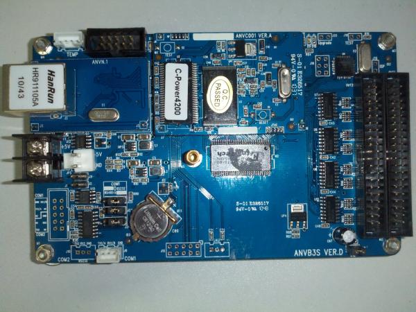 Energy saving Electronic Led Display Control Card for Single / Tri Color
