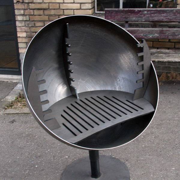 Большой на открытом воздухе варить жарит гриль БАРБЕКЮ шара огня ямы огня Corten стальной