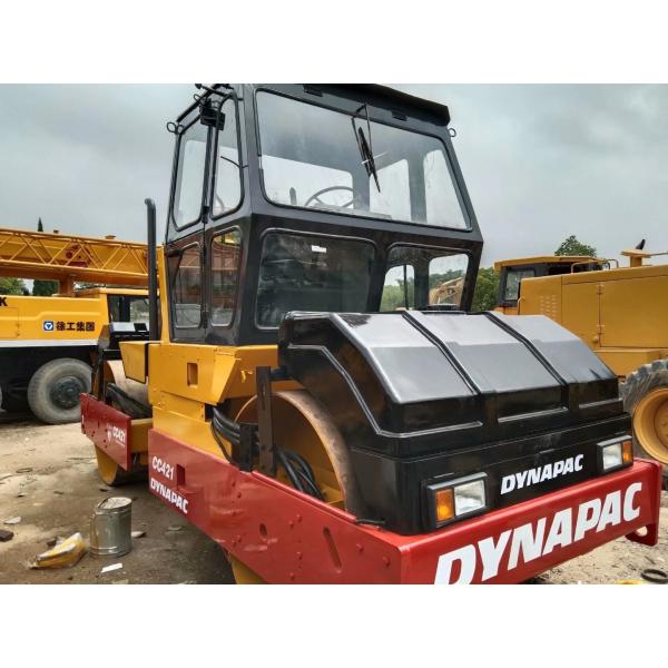 Dynapac CC421 Roller de carretera usado de doble tambor Roller de carretera de alta productividad Suecia