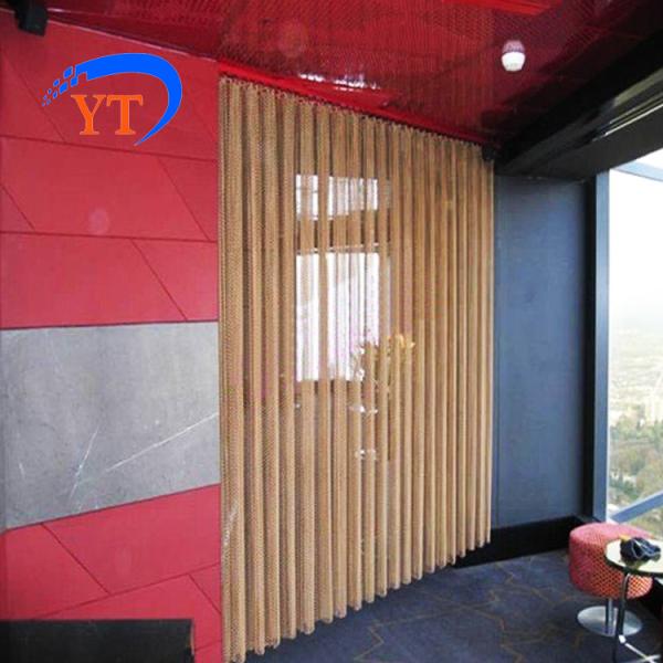 Decorative Architectural Cascade Coil Drapery Curtains For Restaurant Salon