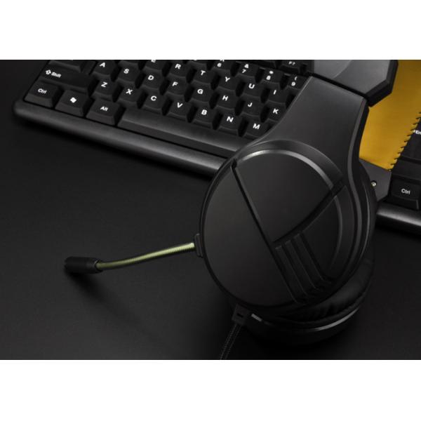 Удобный шлемофон Ps4 Ps5 игры, наушники игры черни FCC желтые