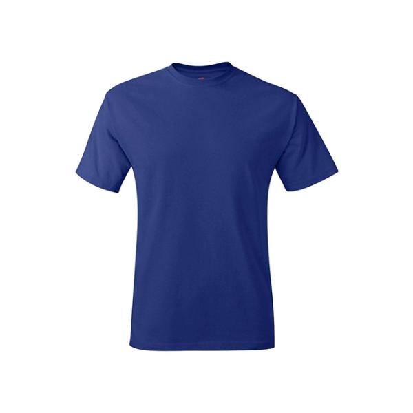 Cotton / Polyester Blue Casual T - Shirts Slim Fit / Mens Apparel / Women's Tops