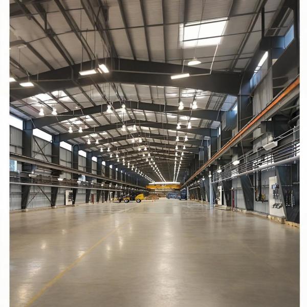 High Rise Modular Steel Frame Construction Factory , Modern Steel Structure Plant