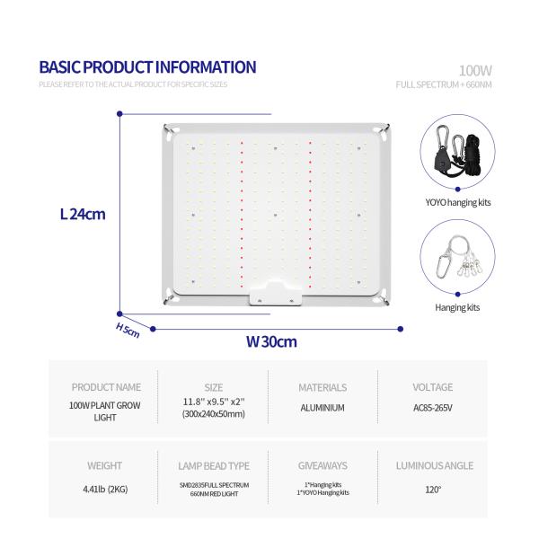 600w HPS 4x4 Grow Light Лампа растений способствует цветению и плодоношению