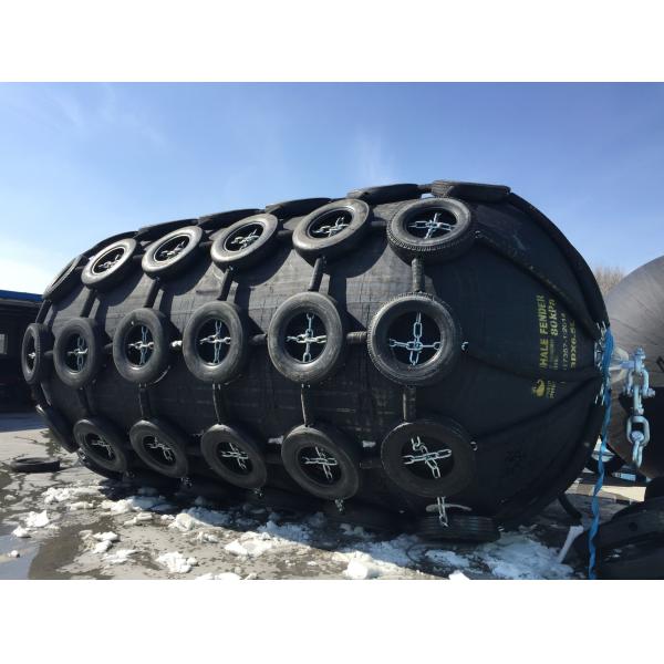 Yokohama Type Pneumatic Rubber Fender Deflatable Yokohama Dock Rubber Fender