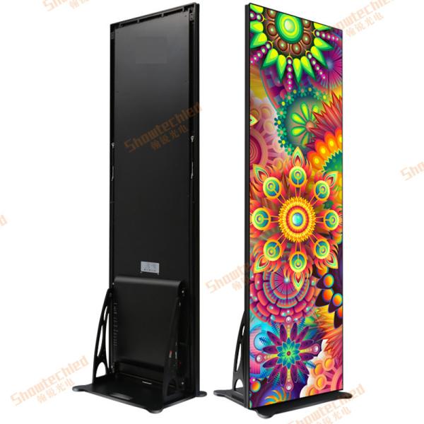P2.5 Indoor Advertising Display , Mirror Panel LED Poster Screen Wifi Movable