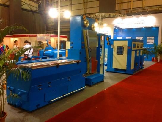 Super Fine Copper Wire Drawing Machine , SGS CE Wire Drawing Equipment