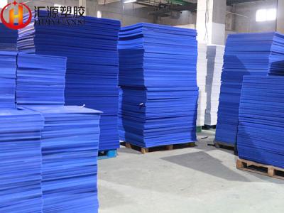18x24 Correx Fire Retardant Sheets , Blue Corrugated Plastic Sheets