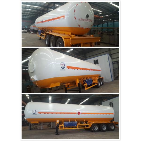 3 Axle 49.8 CBM Liquid Petroleum Gas Tank Trailer LPG Gas Tank