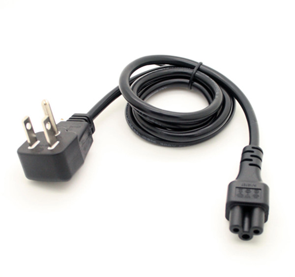 1m Flat Plug Power cord, Nema 5-15P flat Plug to C5 power cable