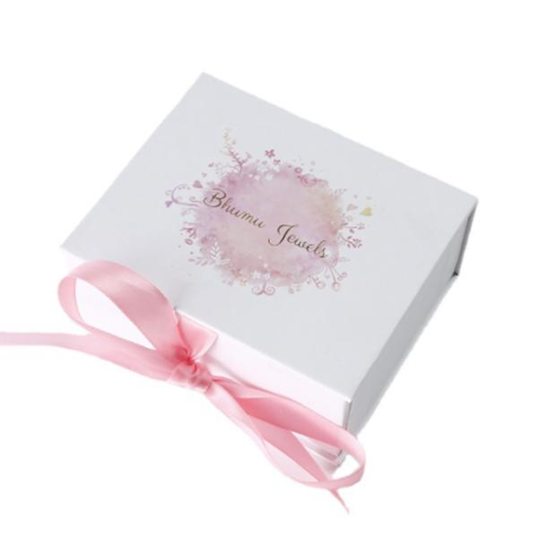 Impression de logo personnalisé Carton Magnétique boîtes cadeaux pour élégante boîte de parfum blanc et cadeaux