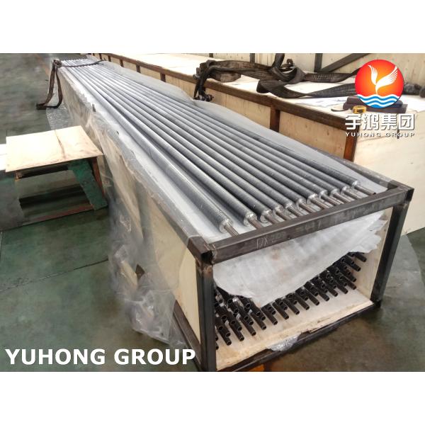 Monel 400 Embedded G Fin Tube Nickel Alloy Steel Bare Tube For Seawater Evaporator