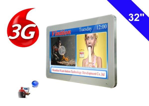 3g wireless Bus LCD Advertising Display TV Commercial Digital Signage media player