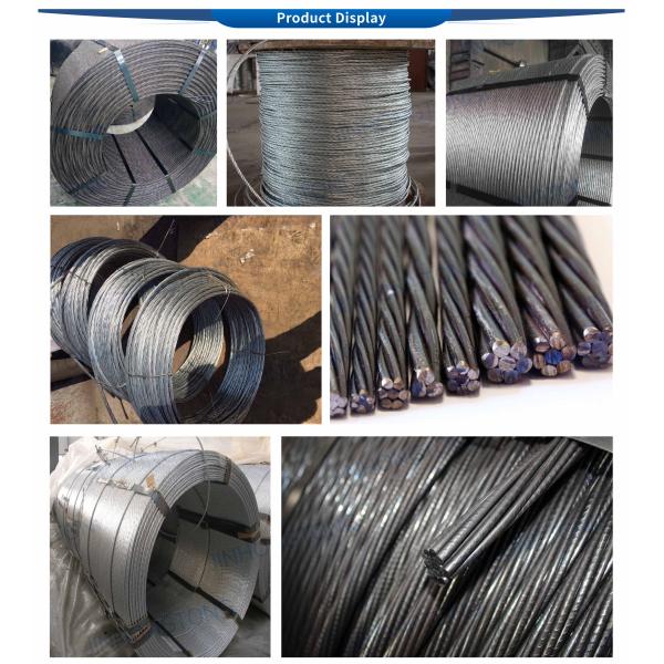 Welding Services 3mm Diameter Hot-Dip Steel Core Strand Galvanized Steel Wire Rope Strand with AiSi Standard and Projects