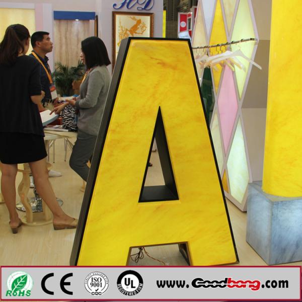 Anti-wind strong sound thin vacuum hotsale alphabet letter led signage,flexible parts
