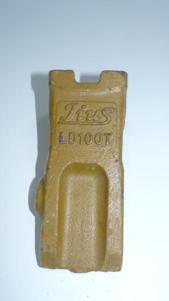 Yellow Mini Excavator Tooth HRC 48 - HRC 52 Small Bucket Teeth For Excavator SY75