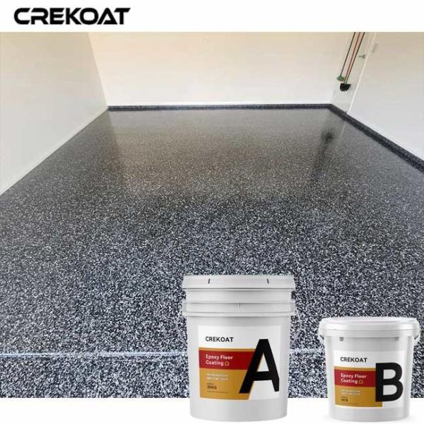Seismic Resilience Epoxy Flake Floor Coating Colors Retain Vibrancy Over Time Low VOC