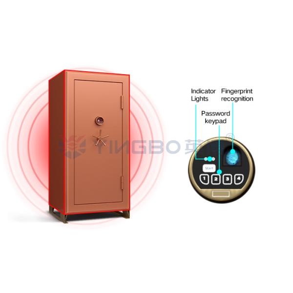 H1600mm Luxury Watch Winder Safe Fingerprint Locking Jewelry Safe