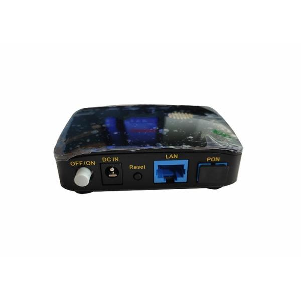 OEM English Firmware GPON FTTH ONT 1GE LAN With 12V Power Supply DC