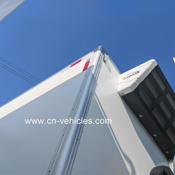 Isuzu 4X2 Light Duty Mini Refrigerated Truck , Refrigerated Wagon For Meat / Fish Transport