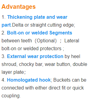 ведро экскаватора Хитачи ZX225 стали 16Mn сверхмощное