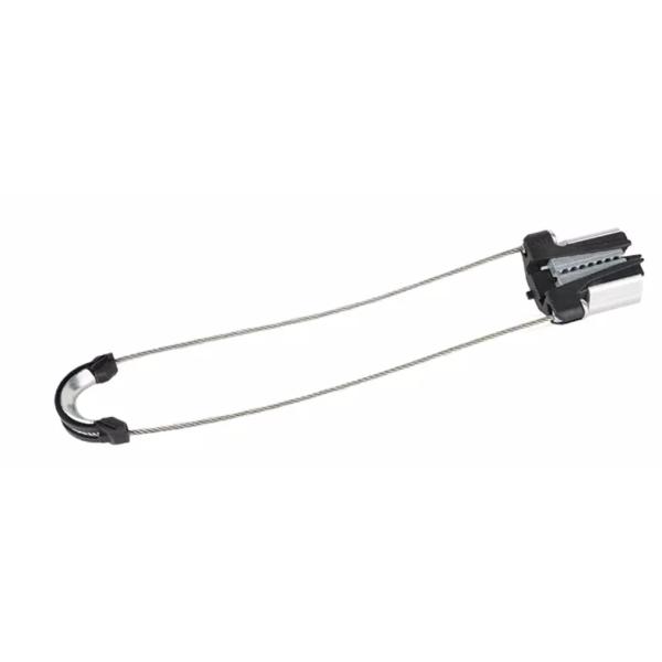 Plastic 15KN ADSS Cable Tension Clamp Aerial Fiber Optic Accesssories