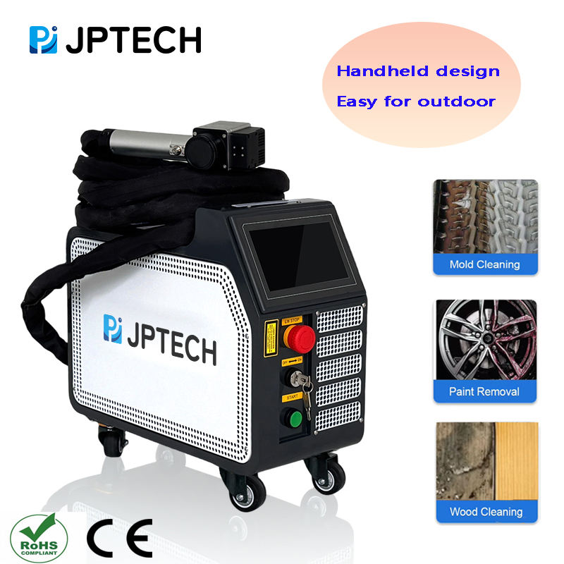 Portable 200W/300W Fiber Laser Cleaner for Stainless Steel Metal Wood & Walls