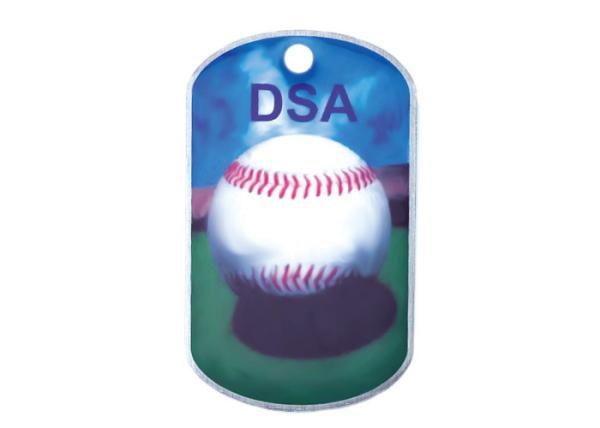 Promotional Gift DAS Offset Printing Personalised Dog ID Tags, Aluminum with Metal Ball Chain