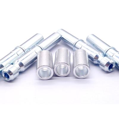High Precision Custom CNC Aluminum Bushings Machining Steel Lock Pins For Automotive
