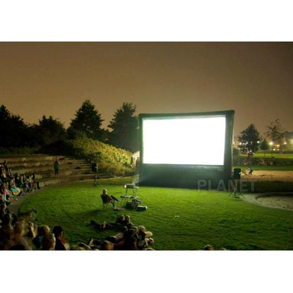 Safety Inflatable Movie Screen Rental  / Inflatable TV Screen Reinforced Oxford Cloth