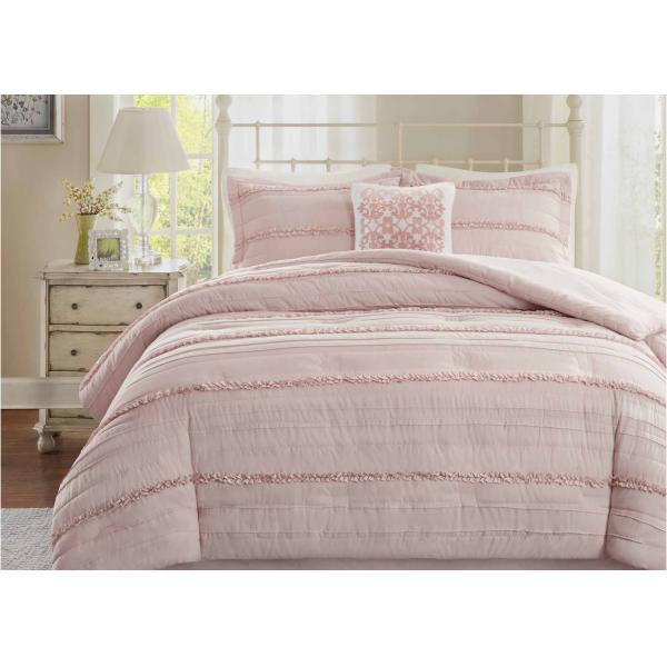 Soft Ruffle Lightweight Down Alternative Comforter Set Multiple Colors Optional