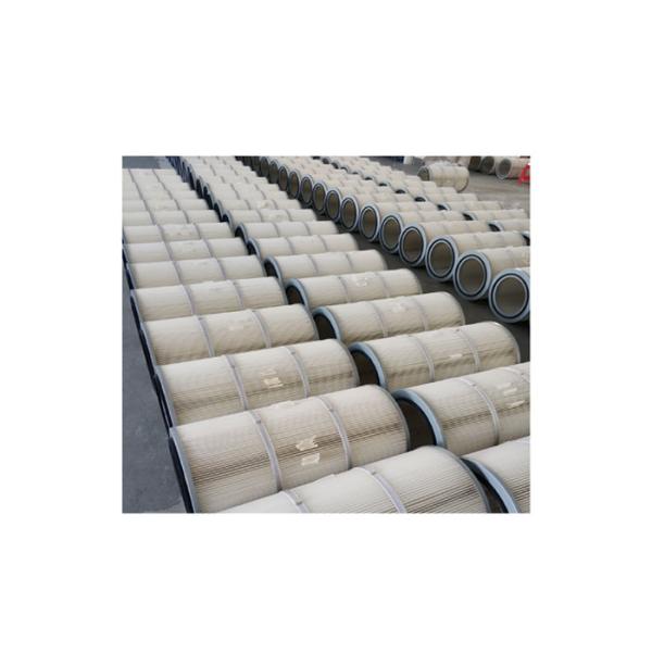 5um,0.5um,2um,0.2umWater Washable Cylindrical Pleated Dust Collection Cartridges 2 Meters Long