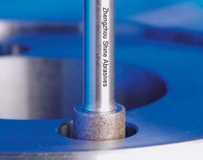 Внутренние бриллиантовые штифты Cbn 10 мм Шанк Электропластированные алмазные инструменты