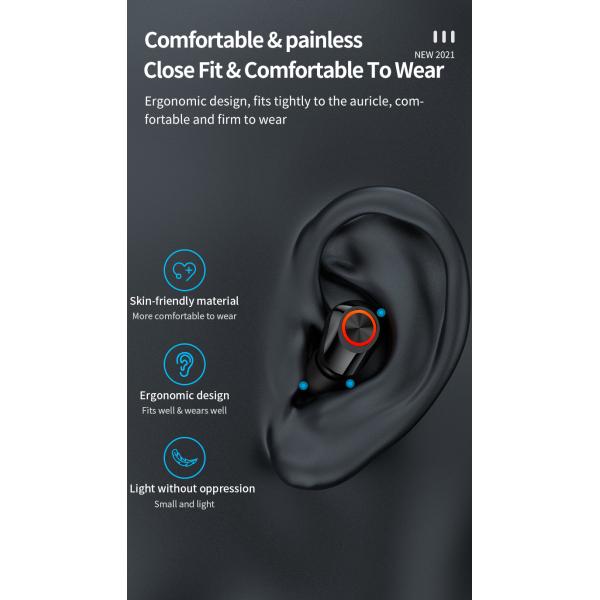 Auto Pairing In Ear Stereo Gaming Headset 40mAH Customized Logo