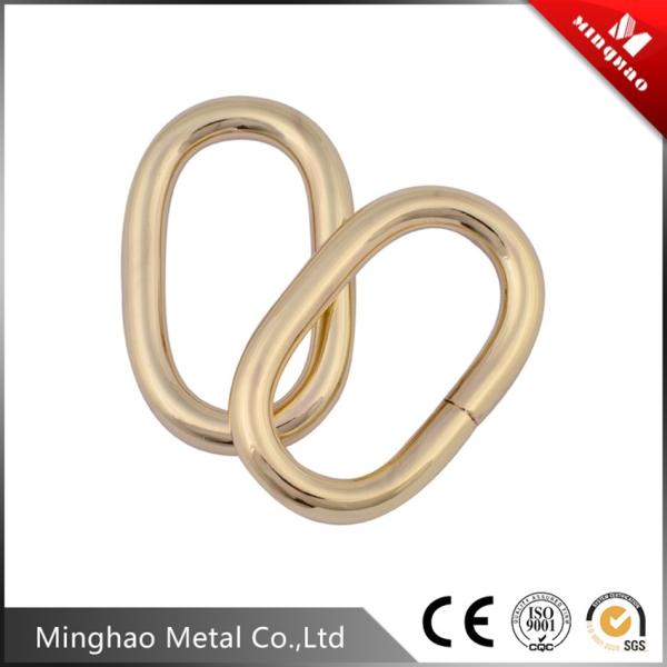High quality metal Oval shape ring buckle for bag parts,16.22*32.20mm,Oval ring buckle