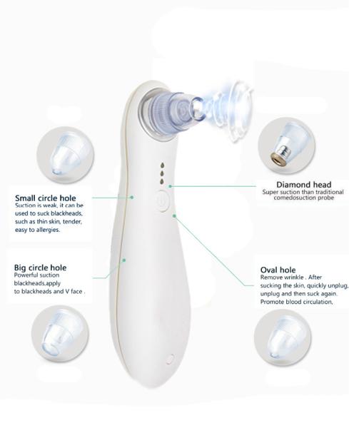 pore vacuum blackhead remover blackhead remover vacuum suction diamond dermabrasion microdermabrasion device
