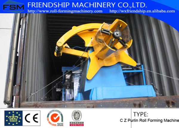 1.5-2.5mm Thickness And Durable C Z Purlin Roll Forming Machines With 18 Forming Stations