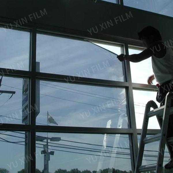 PET Material Architectural Window Film One Way For Modern Facades Privacy Film