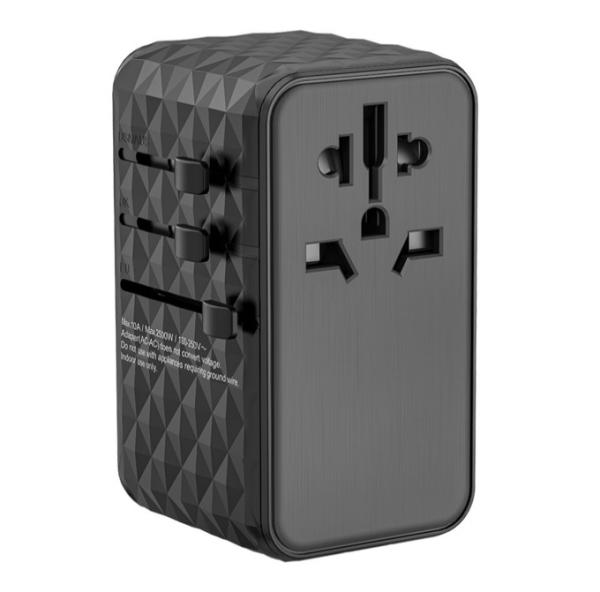 2025LX Marca 120W Adaptador de energía global Internacional USB A USB C uK EE.UU. UE Australia Cargador de pared