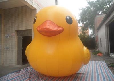 Weather - Resistant Interesting Inflatable Yellow Duck Air Tight / Sealed With Logo Printing