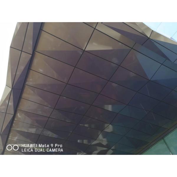 5mm Thickness Aluminum Veneer Panel / 3D shape Aluminum Composite Panel