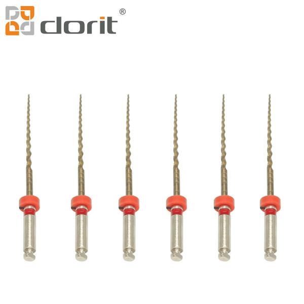 6pcs Endo Rotary Files Gold Heat Activation SX F3 CE ISO Endodontic Files