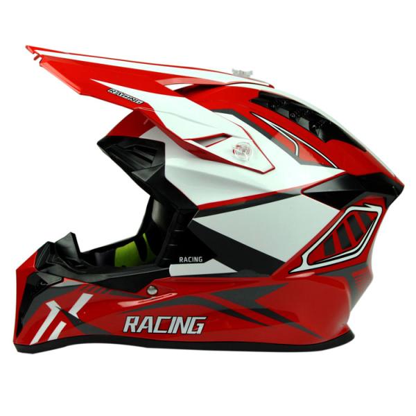 Custom Off Road Helmet DOT Approved Motocross Helmet with High Density EPS Liner